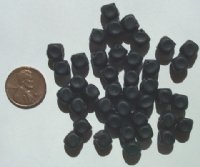 50 8mm Diagonal Hole Matte Black Cubes